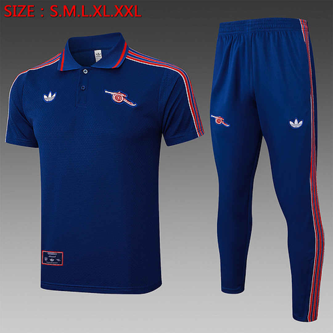 25-26 Kit Adulto Arsenal POLO Azul S-XXL