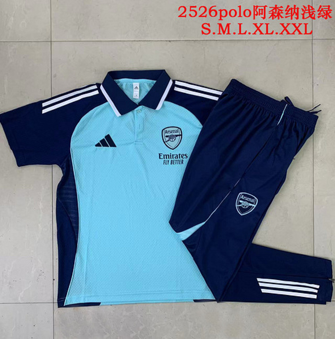 25-26 Kit Adulto Arsenal POLO Azul S-XXL