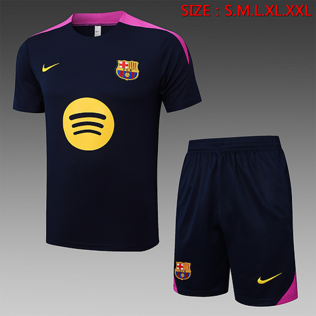25-26 Kit Adulto Barcelona Preto S-XXL