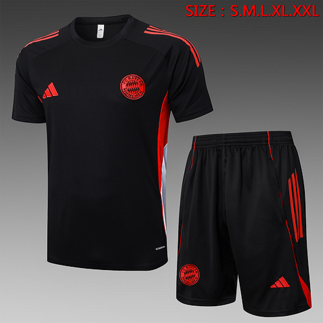 25-26 Kit Adulto Bayern Preto S-XXL