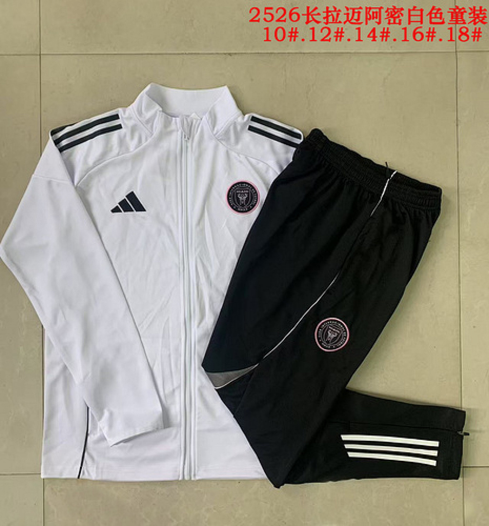 25-26 Kit Adulto Agasalho Inter Miami Branco S-XXL