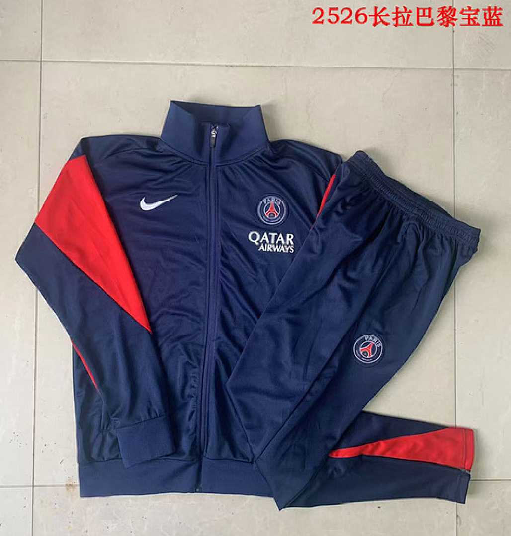 25-26 Kit Adulto Agasalho PSG Azul S-XXL