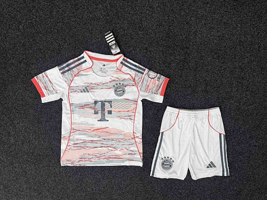 25-26 Bayern Away KIDS Size 16-28