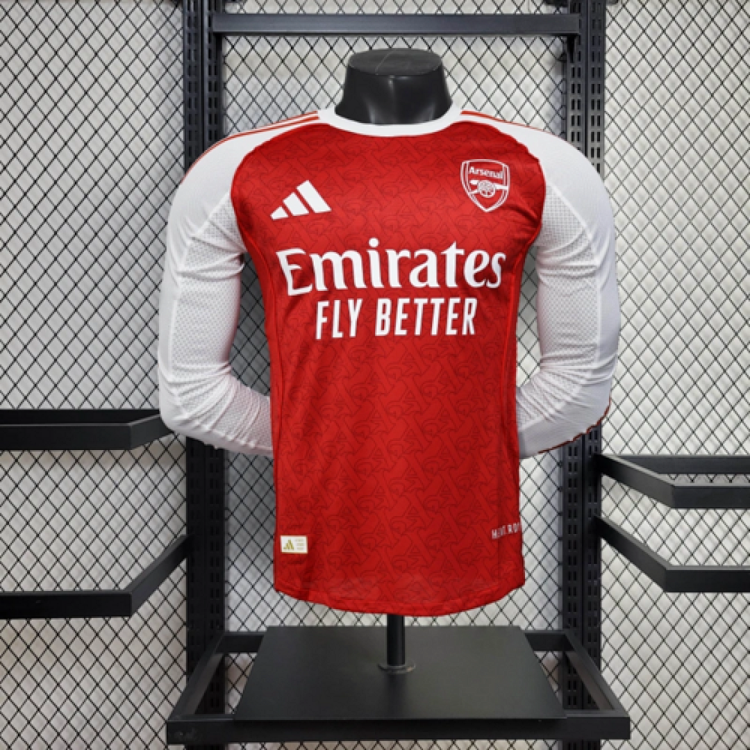 25-26 Player Arsenal Home Long Sleeve S-XXL