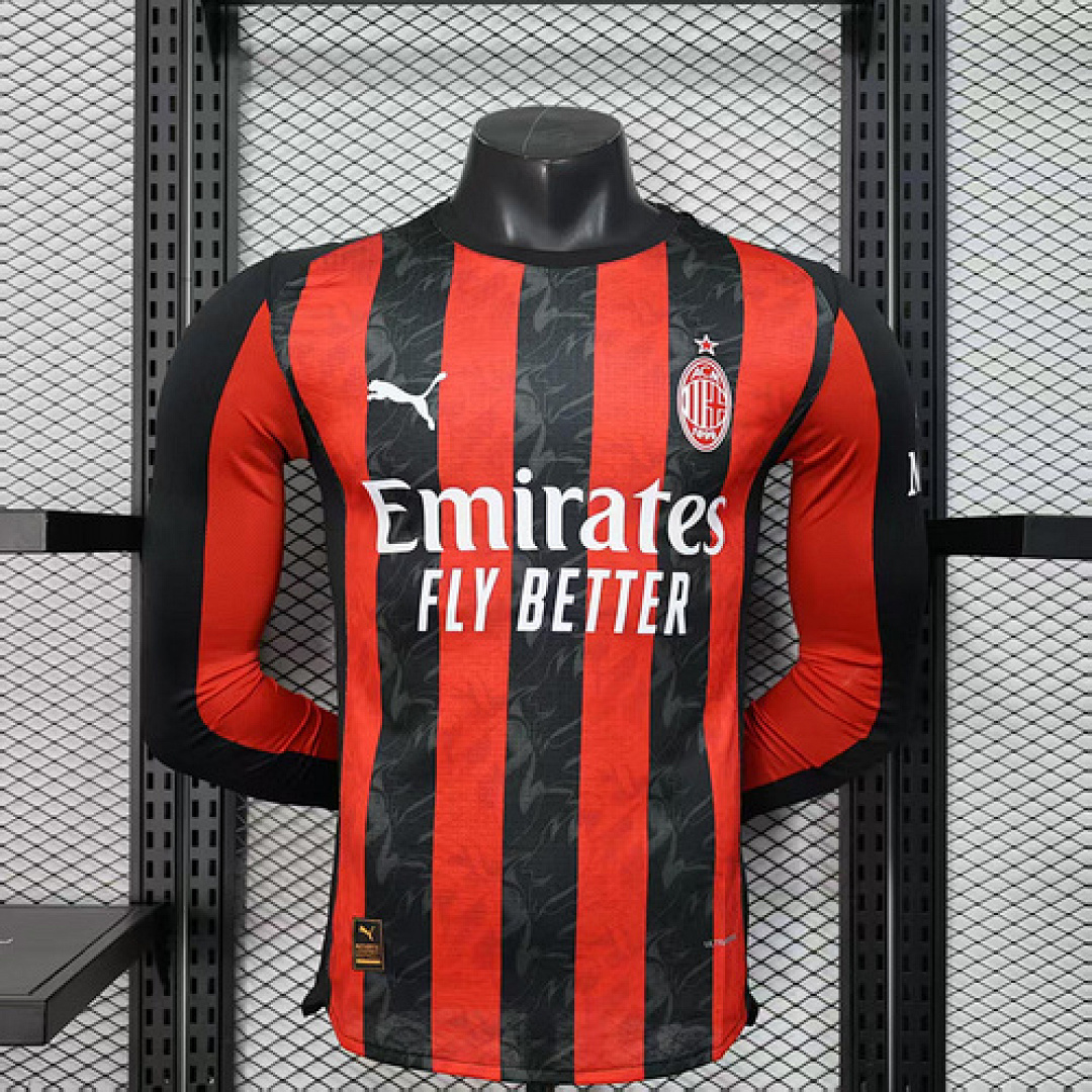 25-26 Player Long sleeve AC Milan Home S-XXL