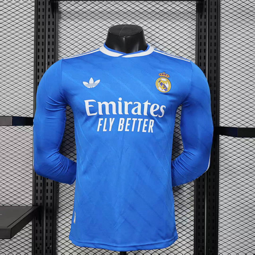 25-26 Player Long Sleeves Real Madrid Second Away S-XXL