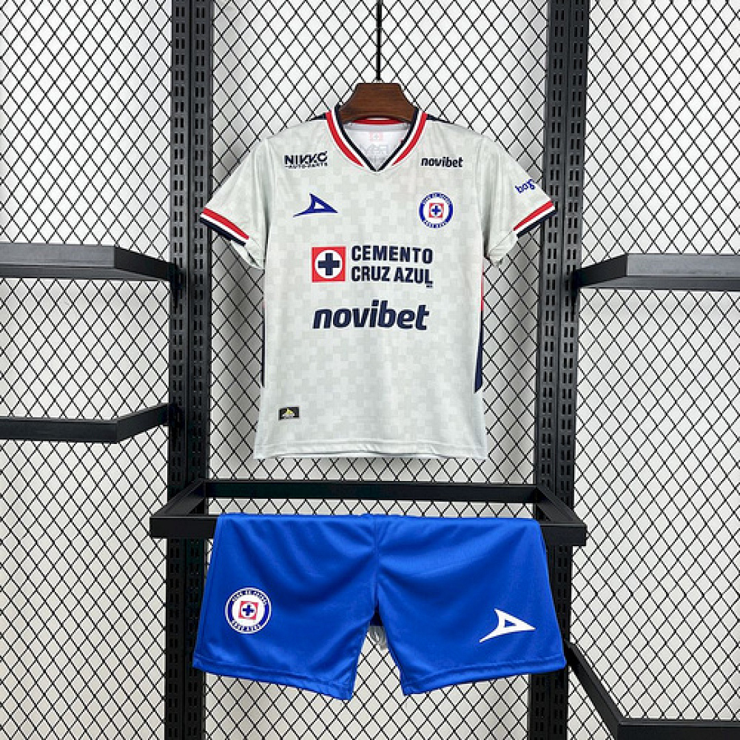 25-26 Cruz Azul KIDS Away Size 16-28