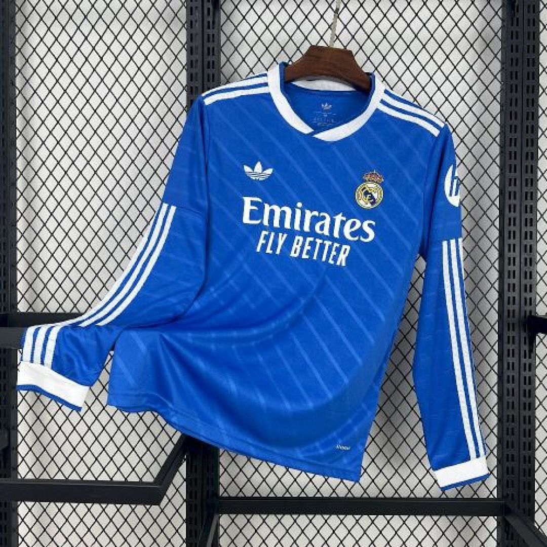 25-26 Long Sleeves Real Madrid Second Away S-XXL