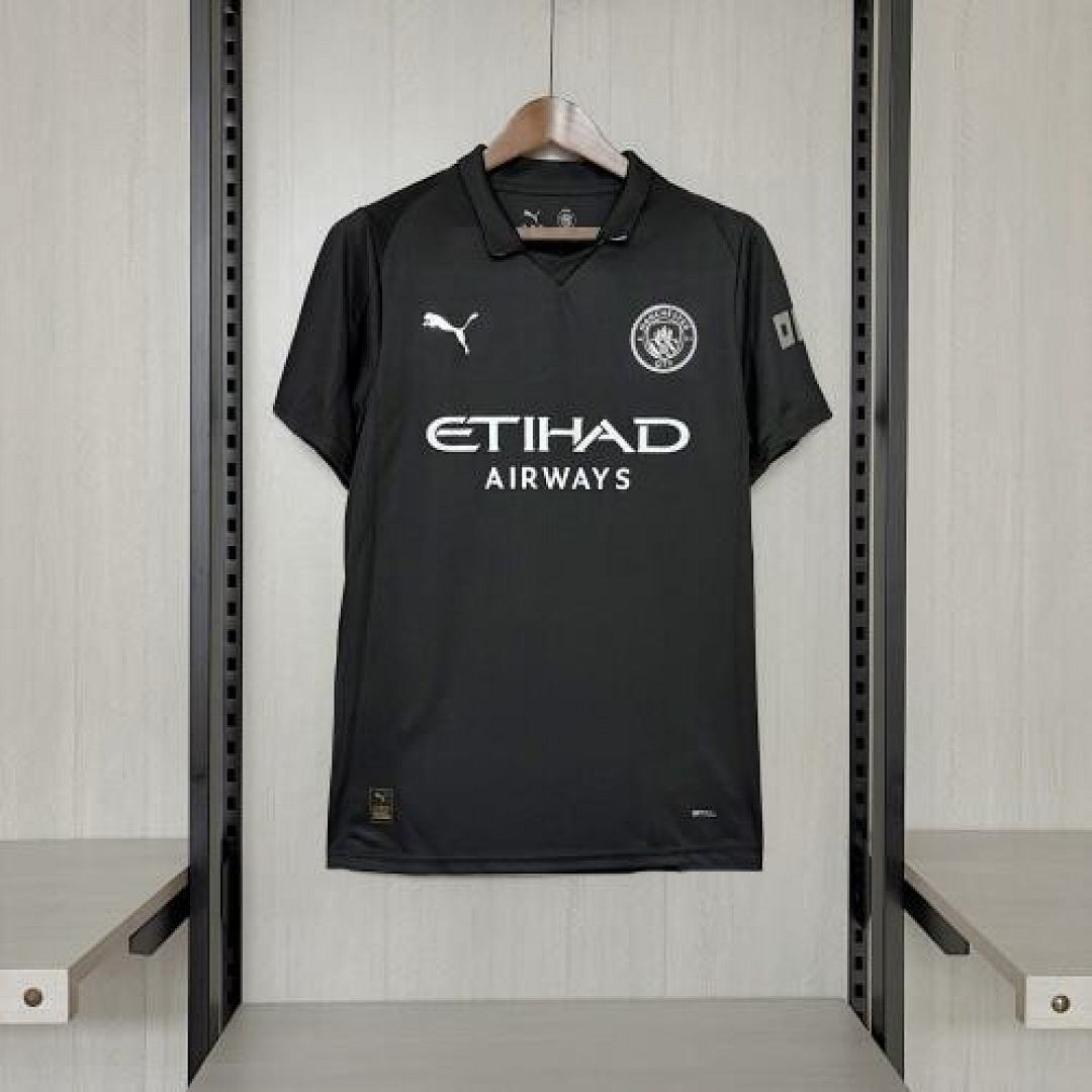 25-26 Manchester City Black Jersey S-4L