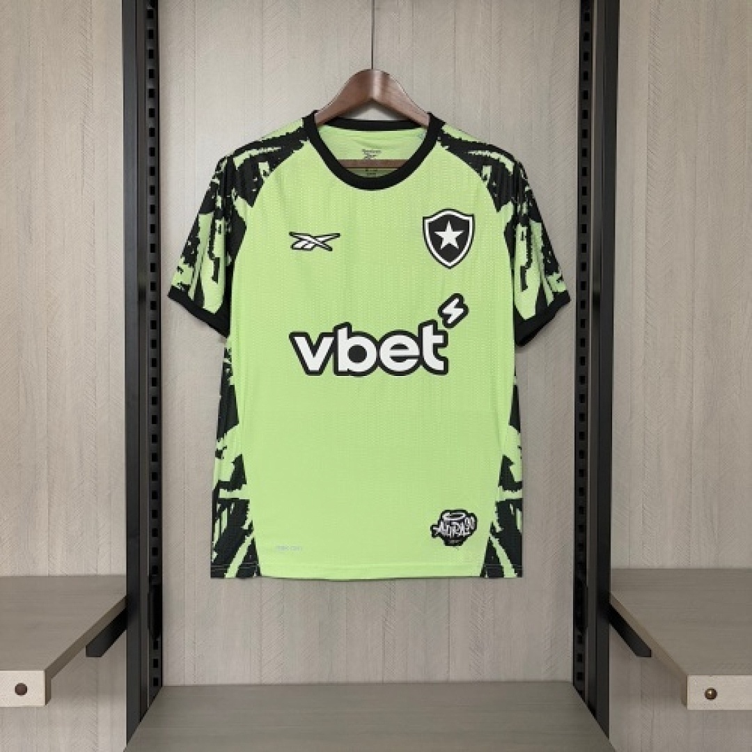 25-26 Botafogo Training Jersey Fluorescent Green Jersey S-4XL