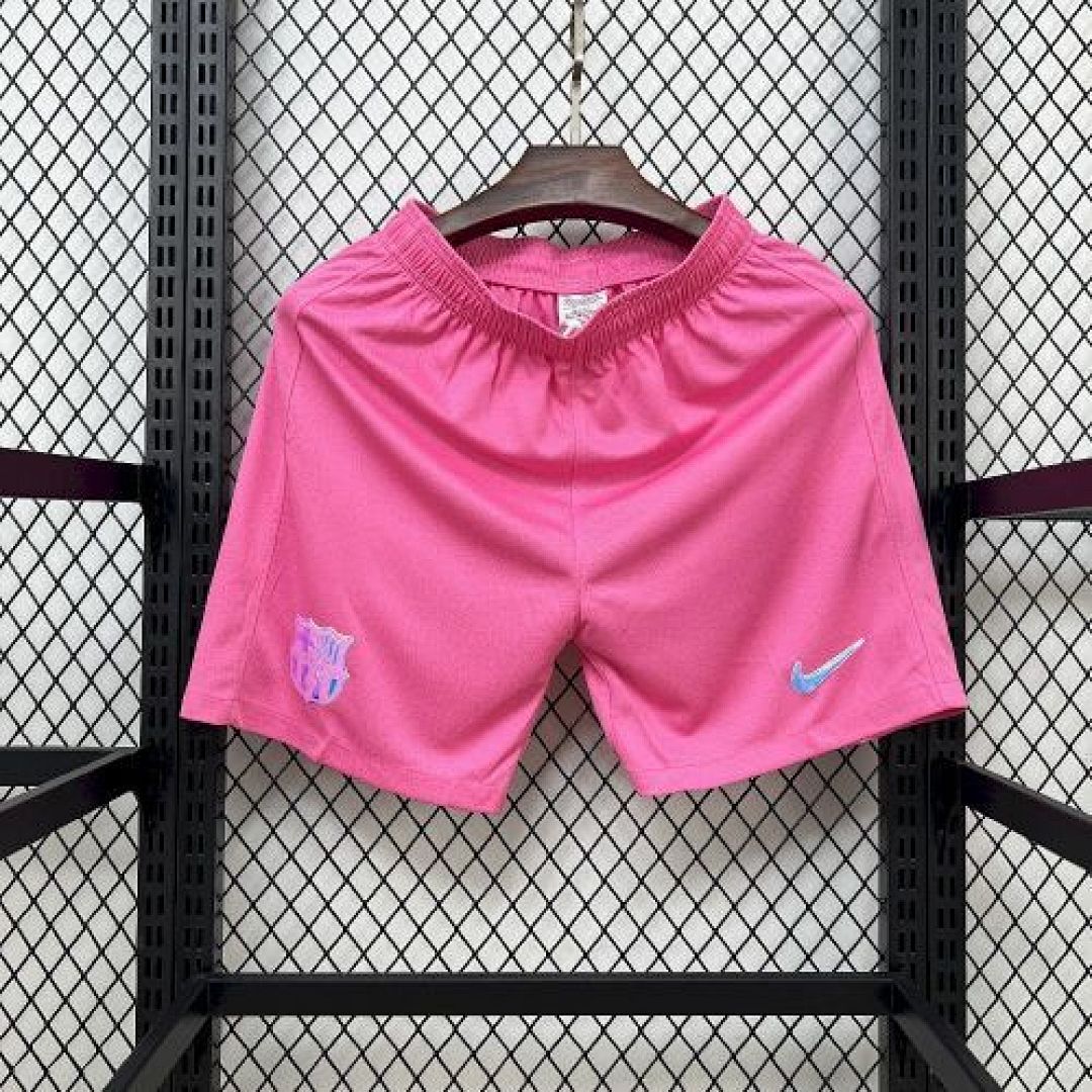 25-26 Barcelona Pink Shorts S-XXL
